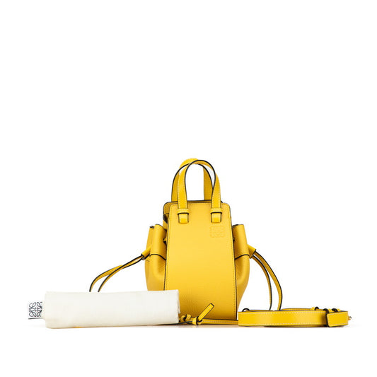 Loewe Anagram Mini Leather Handbag 2WAY Yellow