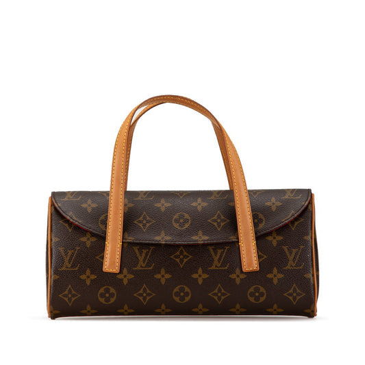 Louis Vuitton Monogram Sonatine Handbag Brown