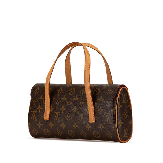 Louis Vuitton Monogram Sonatine Handbag Brown