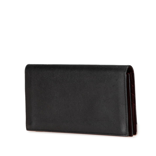 Cartier Must de Cartier Leather Wallet Black