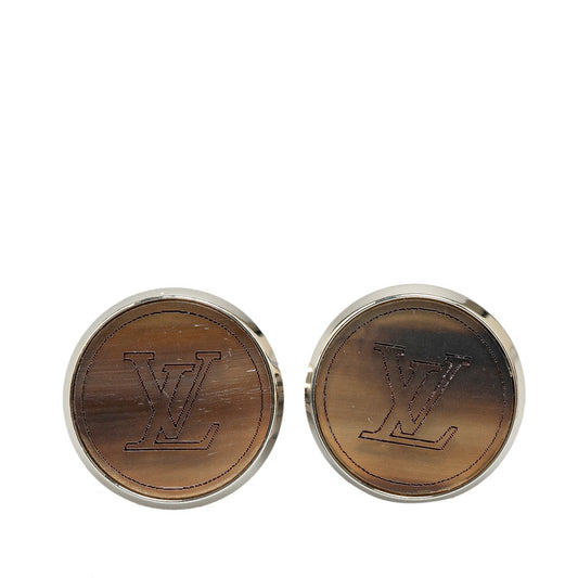 Louis Vuitton Metal LV Horn Cufflinks MO0046