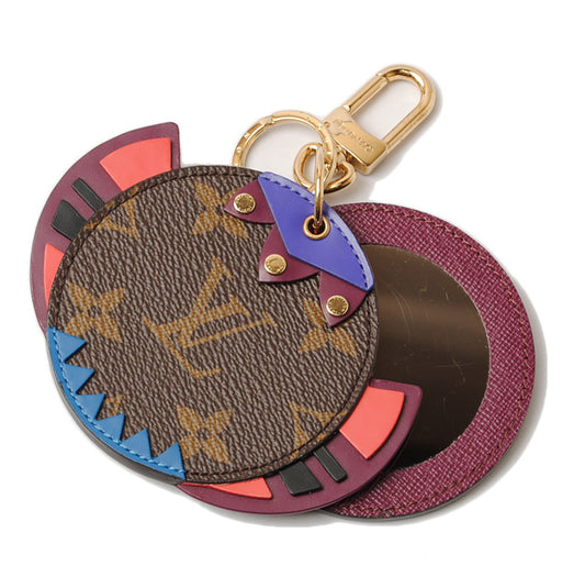 Louis Vuitton Monogram Totem Mirror Keychain