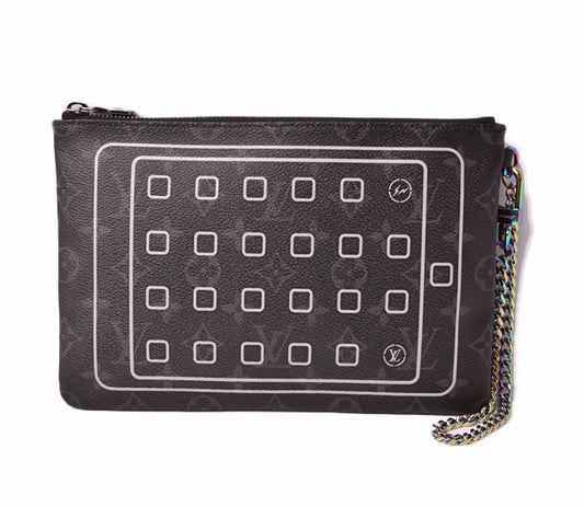 Louis Vuitton Monogram Eclipse iPad Clutch M64449