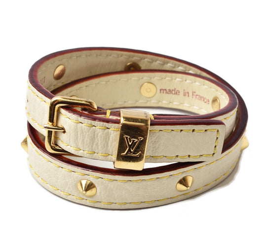 Louis Vuitton Leather Long Bracelet M91846