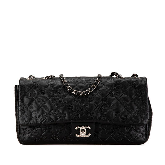 Chanel Leather Icon Shoulder Bag