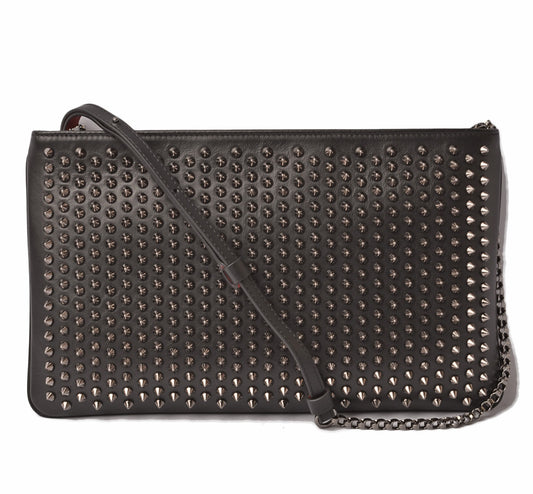 Christian Louboutin Leather Clutch/Shoulder Bag