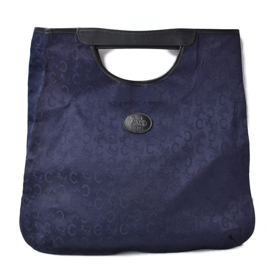 Celine Vintage Handbag Tote Bag Macadam Navy