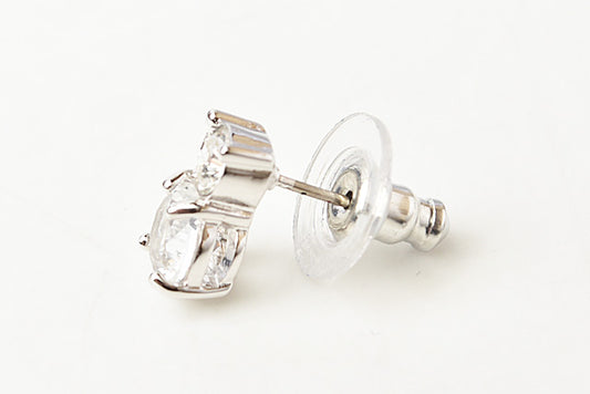 Swarovski Crystal Earrings with Rhodium Coating