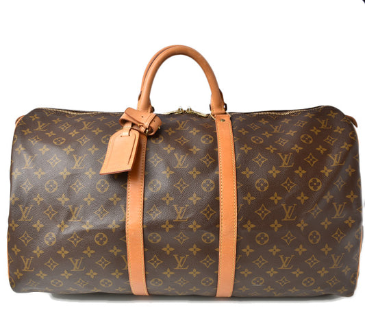 Louis Vuitton Monogram Keepall Boston Bag M41424