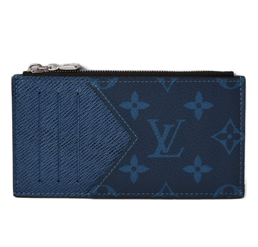 Louis Vuitton Coin Card Holder Taigarama Cobalt M30270