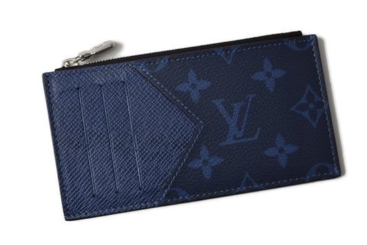 Louis Vuitton Coin Card Holder Taigarama Cobalt M30270