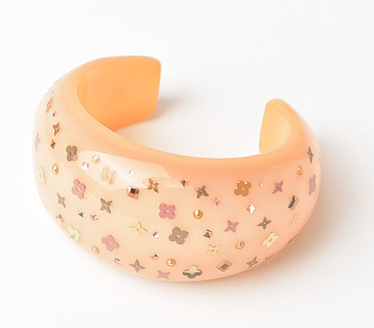 Louis Vuitton Resin Swarovski Bangle Bracelet