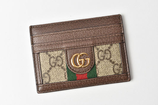 Gucci GG Supreme Leather Card Case