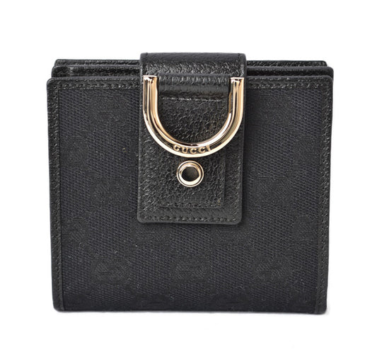 Gucci GG Canvas Mini Wallet Black