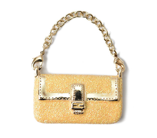 Fendi Metal Mamma Bucket Motif Keychain Charm