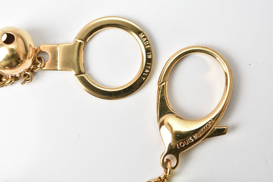 Louis Vuitton Gold Keychain Charm M62226