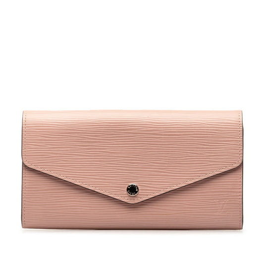 Louis Vuitton Epi Sarah Wallet Pink Leather