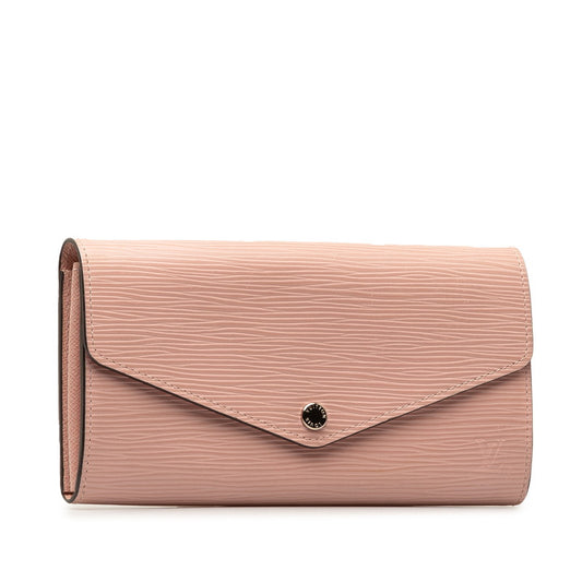 Louis Vuitton Epi Sarah Wallet Pink Leather