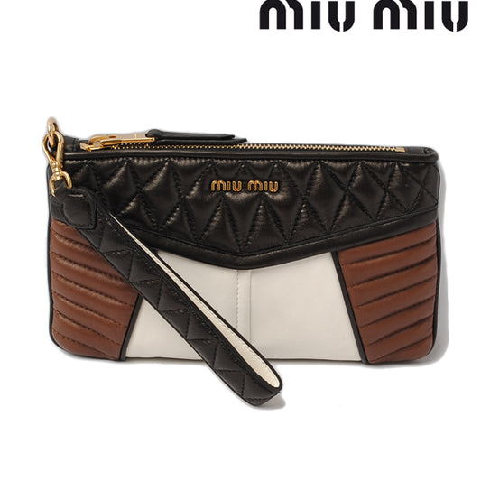 Miu Miu Mini Clutch Bag 5N1811 Nappa Bicolor