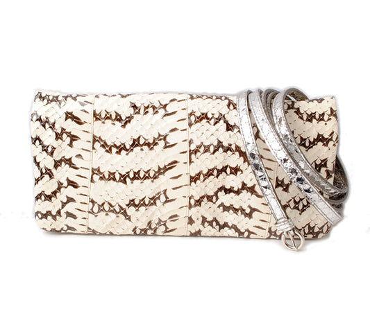 Miu Miu Python Leather 2way Shoulder/Clutch Bag