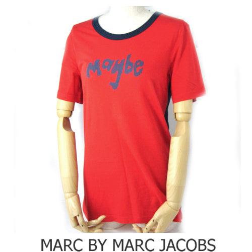 MARC BY MARC JACOBS Women's T-Shirt Red/Navy M