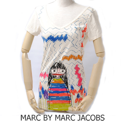 Marc Jacobs Women's Cotton T-Shirt Cream