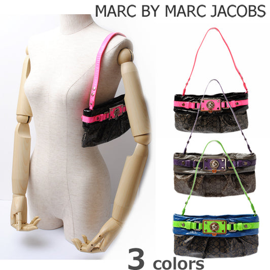 Marc Jacobs Clutch Bag Neon Color Logo