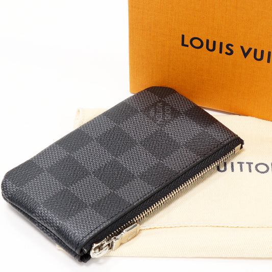 Louis Vuitton Damier Graphite Key Pouch N60155