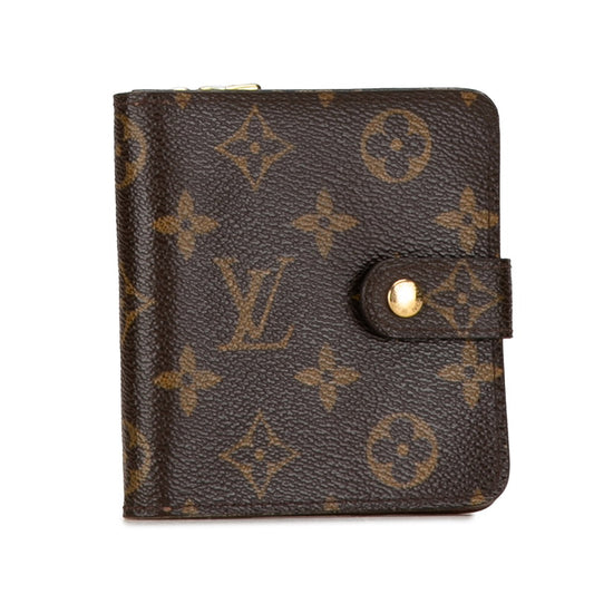 Louis Vuitton Monogram Compact Zip Wallet M61667