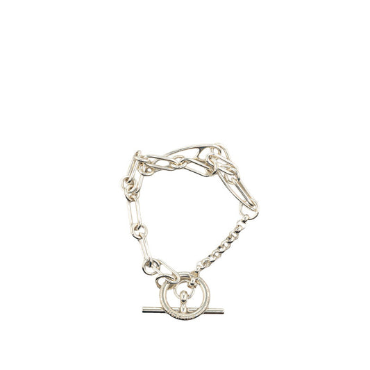 Hermes Chaine d'Ancre Punk Bracelet Silver