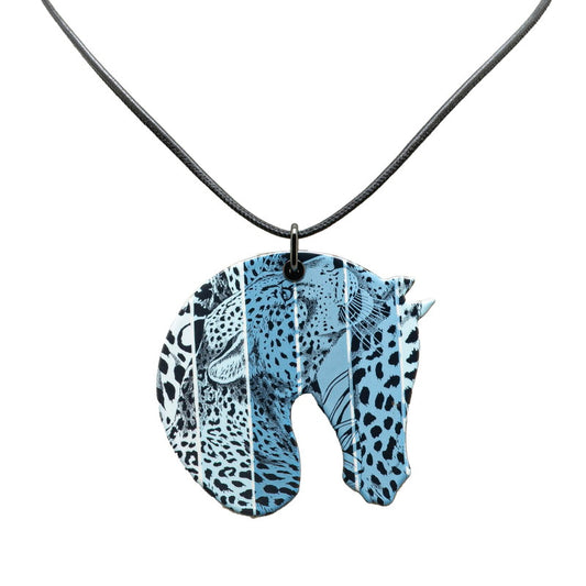 Hermes Tatersall GM Jungle Love Rainbow Necklace