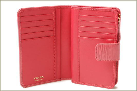 Prada Embossed Leather Wallet 1ML225