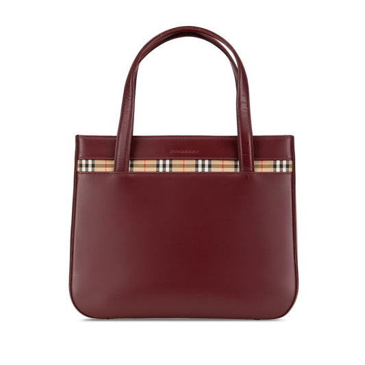 Burberry Nova Check Shadow Horse Handbag