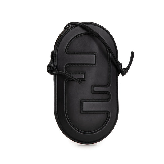 Fendi Leather FF Logo Phone Holder Bag