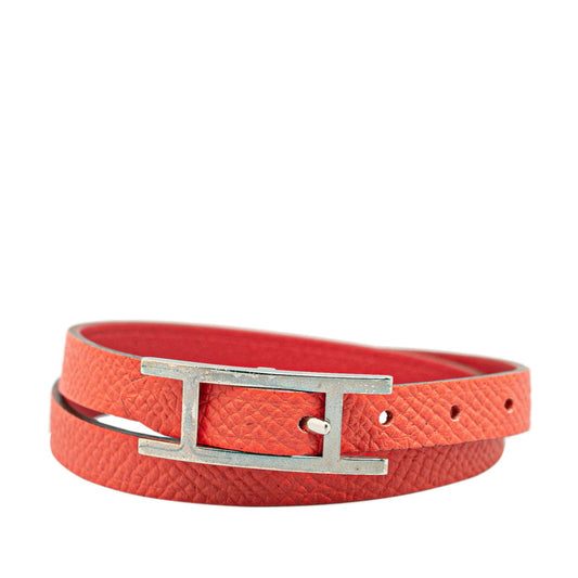 Hermes Double Tour Bracelet Pink