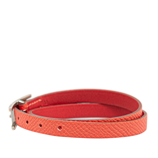 Hermes Double Tour Bracelet Pink