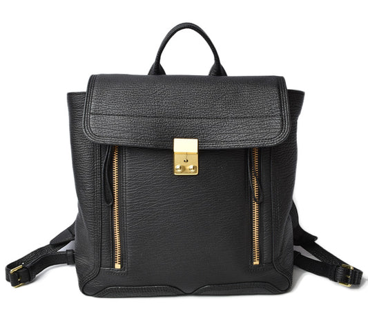 3.1 Phillip Lim Pashli Leather Backpack Black