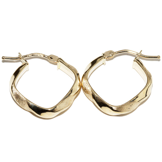 K18YG Hoop Earrings