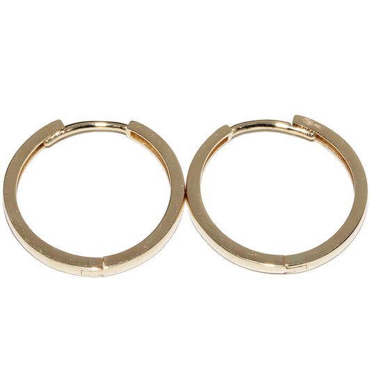 K18YG Hoop Earrings