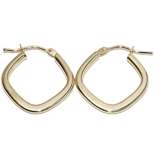 K18YG Hoop Earrings