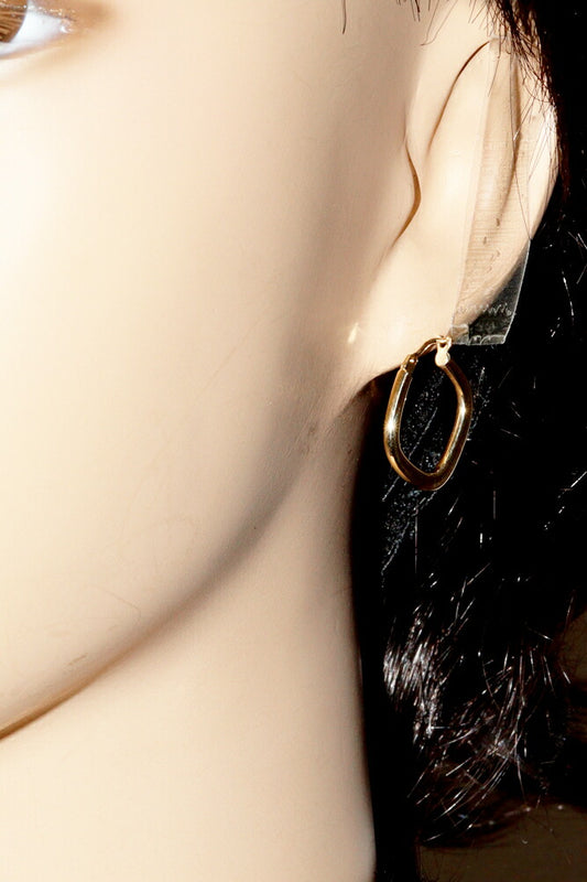 K18YG Hoop Earrings