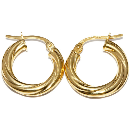 Unoaerre K18YG Hoop Earrings