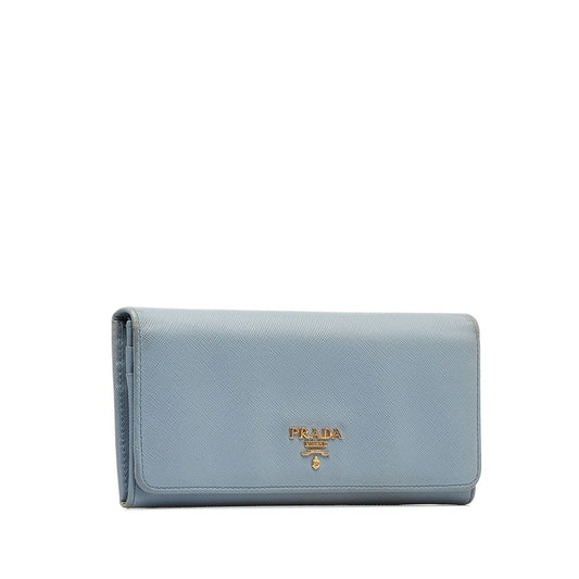 Prada Saffiano Leather Long Wallet