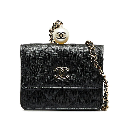 Chanel Caviar Coin Purse Card Case