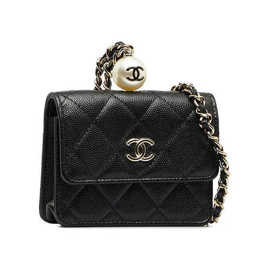 Chanel Caviar Coin Purse Card Case