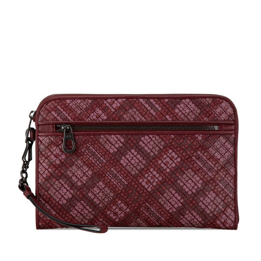 Bottega Veneta Intrecciato Dot Leather Clutch