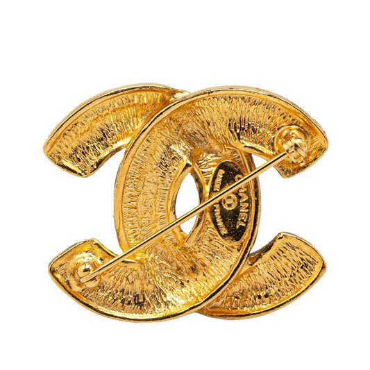 Chanel Coco Mark Gold Brooch