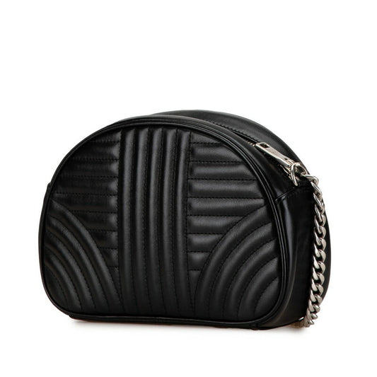 Prada Diagram Quilted Leather Shoulder Bag