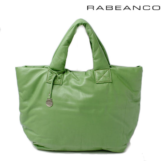 RABEANCO Soft Leather Tote Bag KIWI