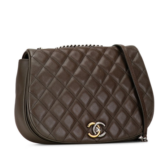 Chanel Caviar Skin Matelasse Chain Shoulder Bag